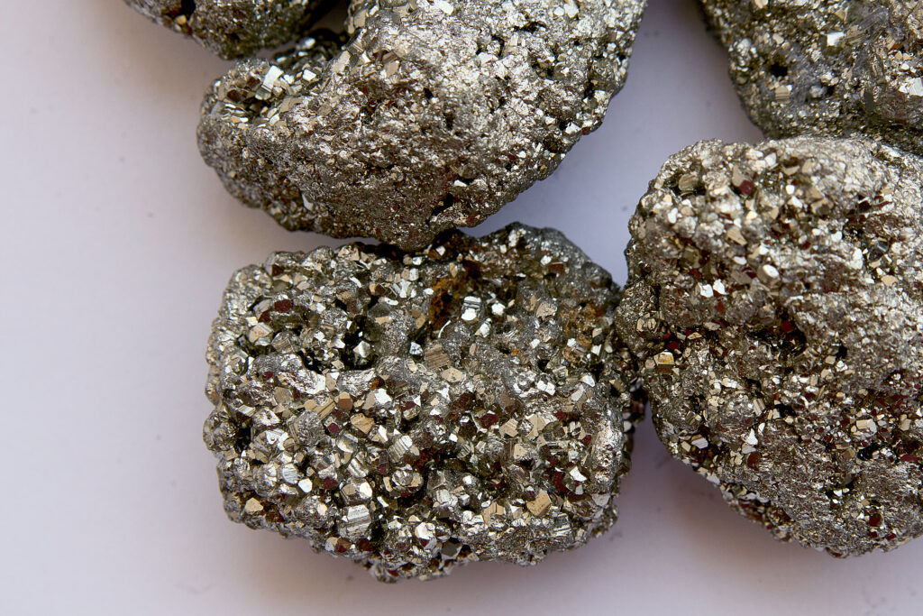raw pyrite cluster